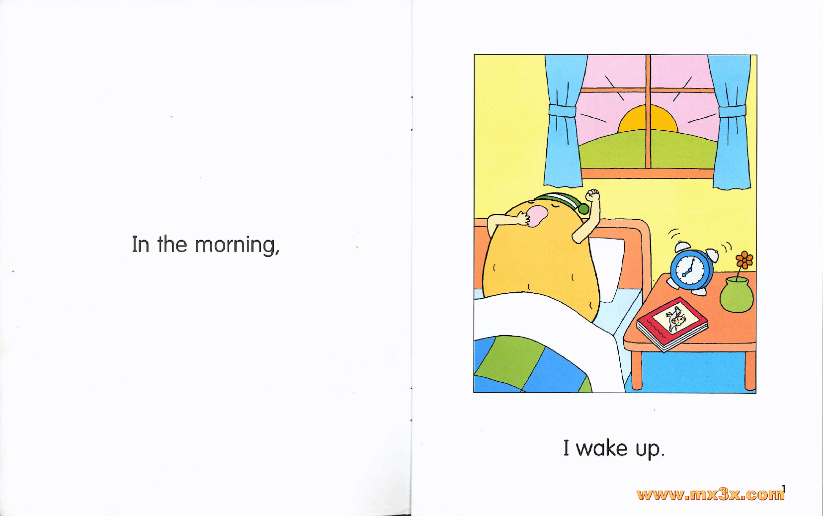 牛津马铃薯小子英文绘本Potato Pals 1A-in the morning.pdf,第2页预览