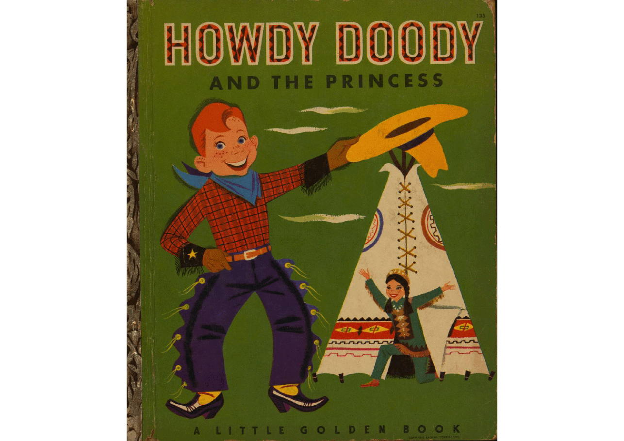 名家精选英语绘本Little Golden Book 0135 - Howdy Doody and the Princess (1952) (goldengems).pdf,第1页预览