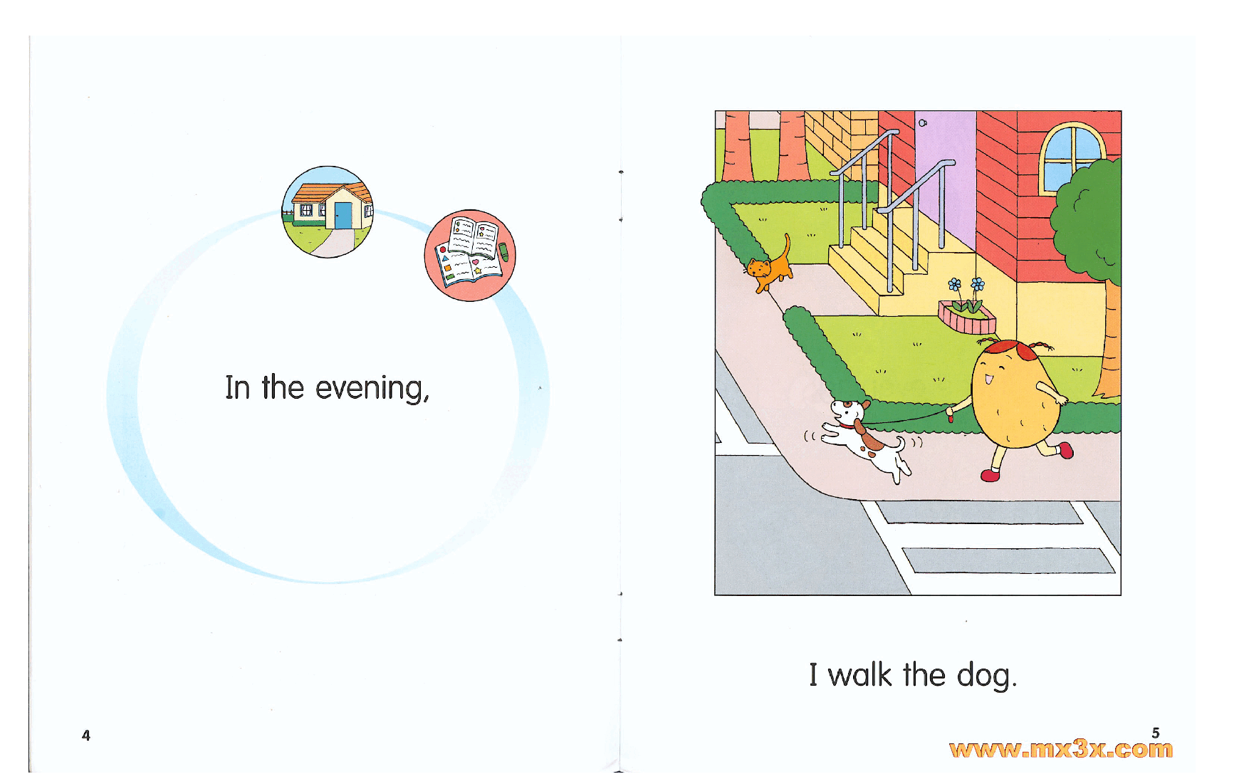 牛津马铃薯小子英文绘本Potato Pals 1F-in the evening.pdf,第4页预览