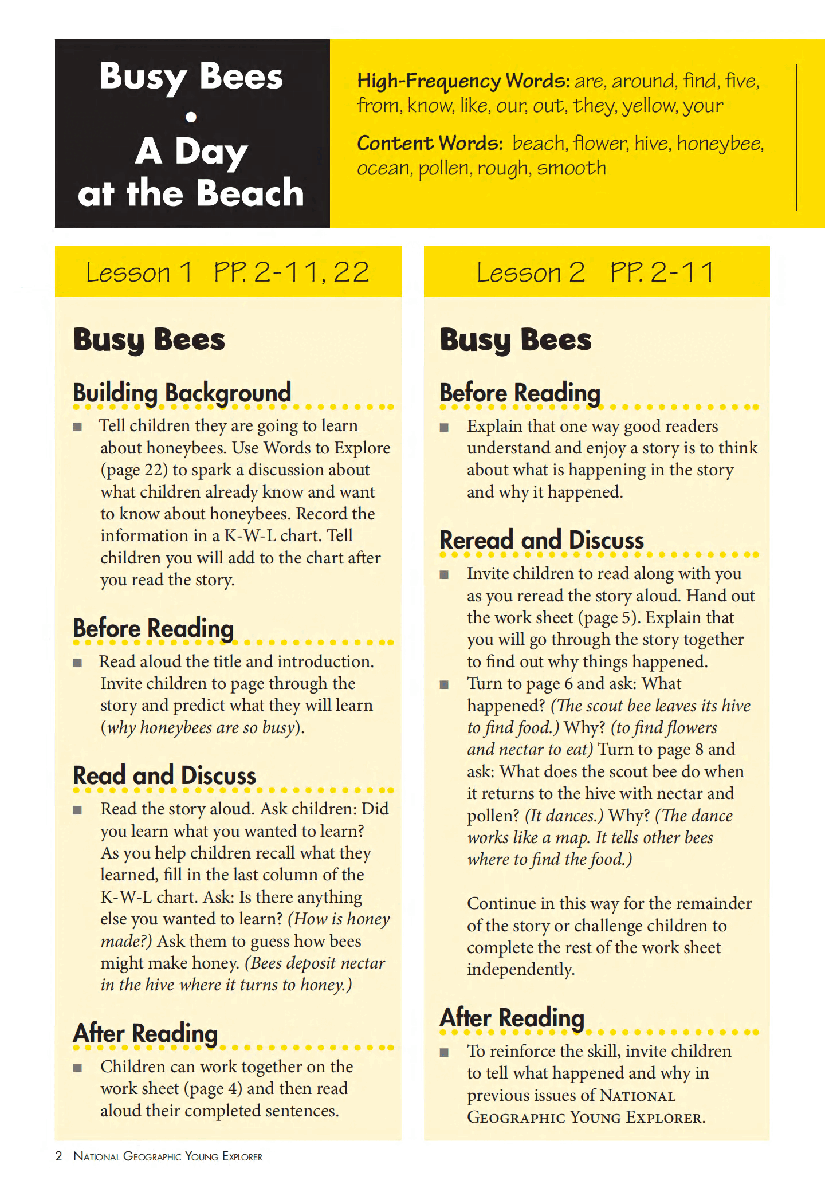 美国国家地理幼儿版May_Young_Exp_teachers_guide.pdf,第2页预览