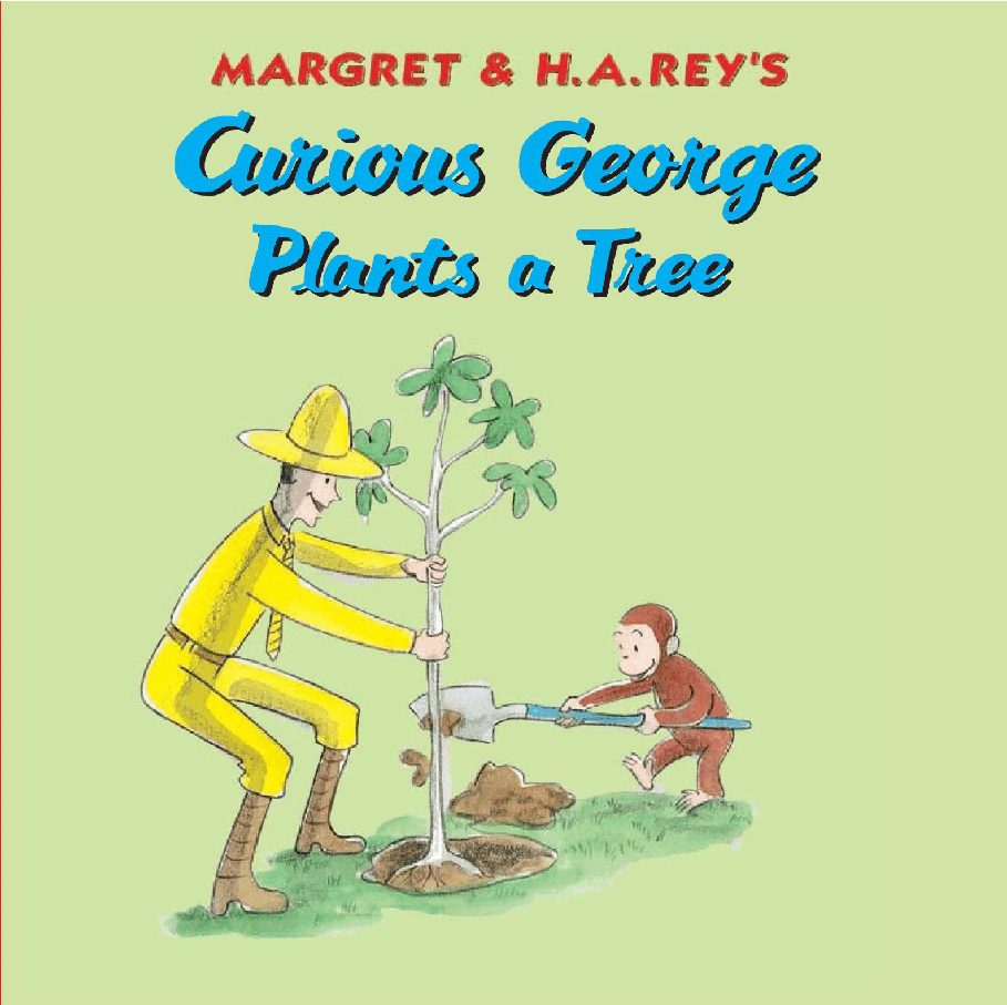 好奇的乔治英文绘本系列Curious George Plants a Tree.pdf，第1页预览