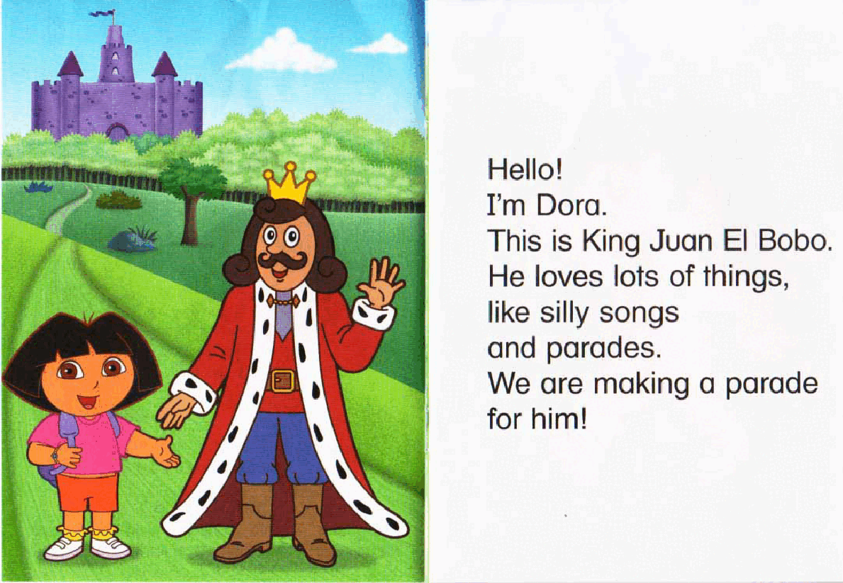 36本爱探险的朵拉英文绘本i love a parade!.pdf,第3页预览