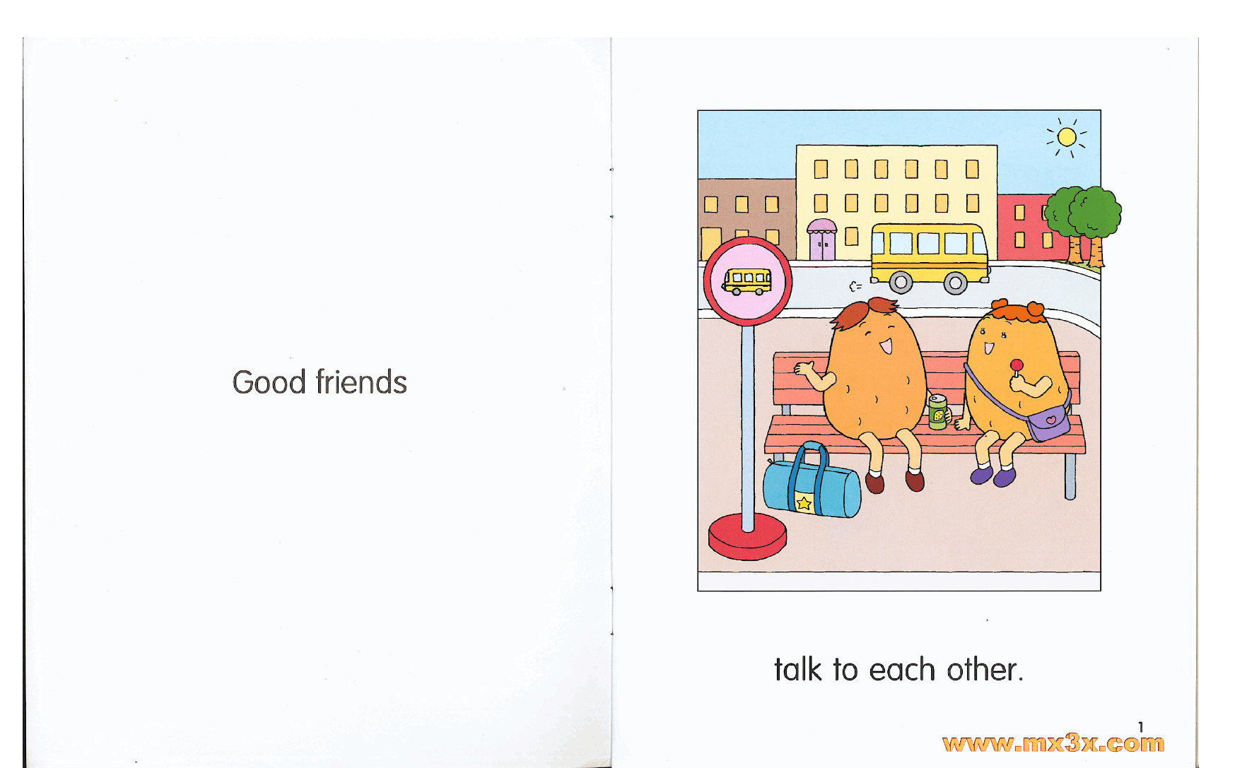 牛津马铃薯小子英文绘本Potato Pals 1E-good friends.pdf,第2页预览