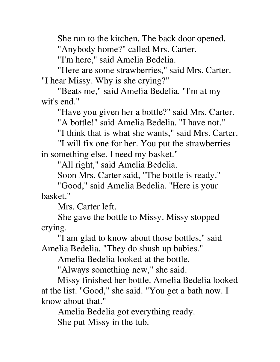 糊涂的女佣系列英文绘本Amelia Bedelia and the Baby - Peggy Parish; pictures by Lynn Sweat.pdf,第4页预览