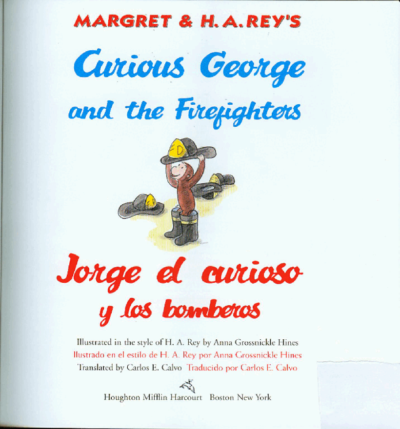 好奇的乔治英文绘本系列Curious George and the Firefighters.pdf,第2页预览