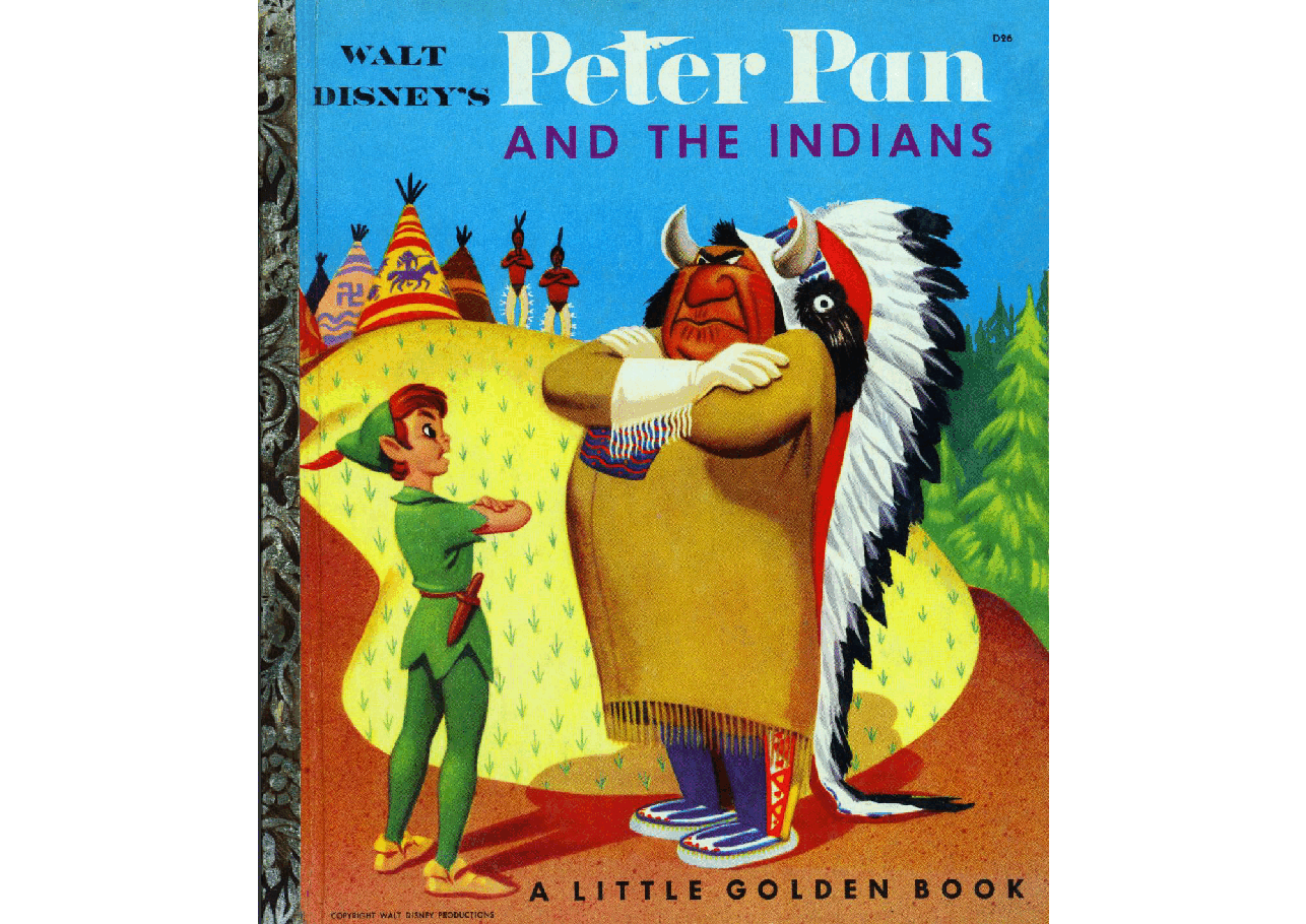 名家精选英语绘本A Little Golden Book D026 - Walt Disney's Peter Pan and the Indians (1952) (goldengems).pdf,第1页预览