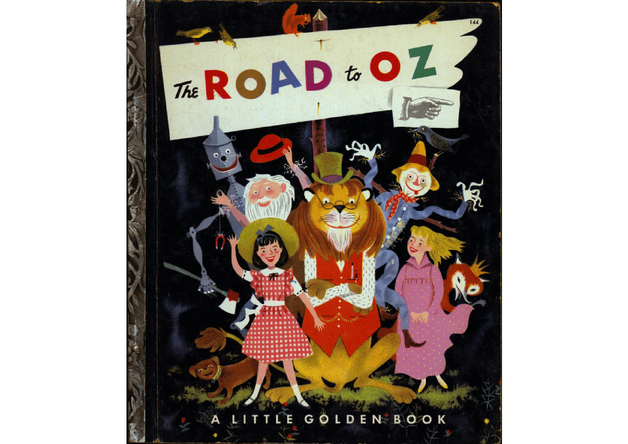名家精选英语绘本Little Golden Book 0144 - The Road to Oz (1951) (Freckled Derelict).pdf,第1页预览
