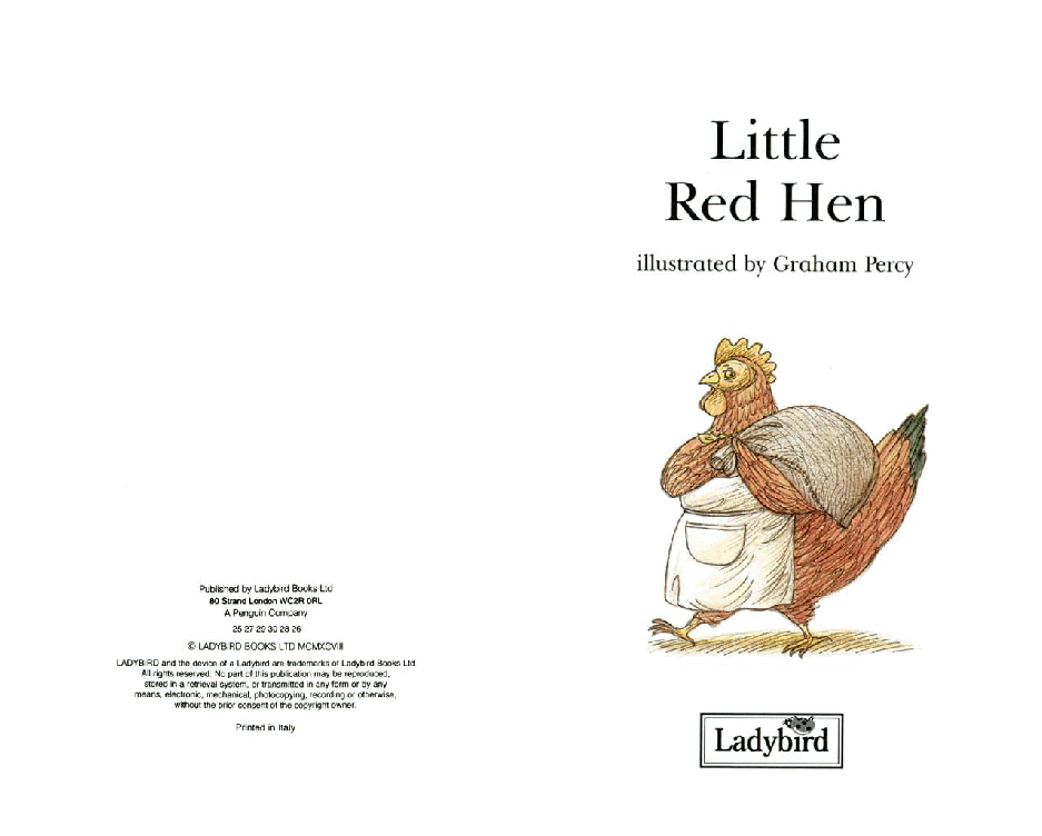 启蒙英语绘本Little Red Hen.pdf，第3页预览