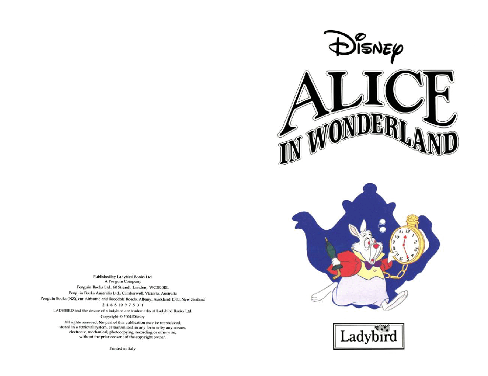 启蒙英语绘本Alice In Wonderland.pdf，第2页预览