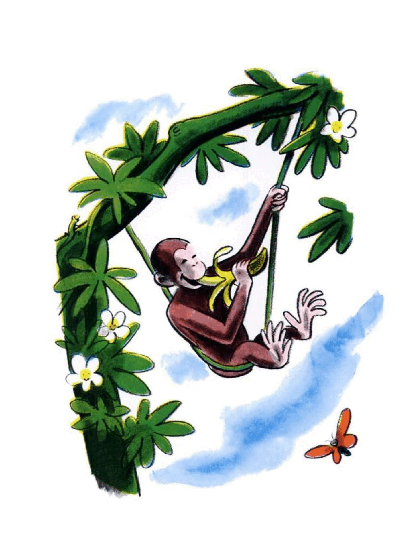 好奇的乔治英文绘本系列Curious George.pdf，第3页预览