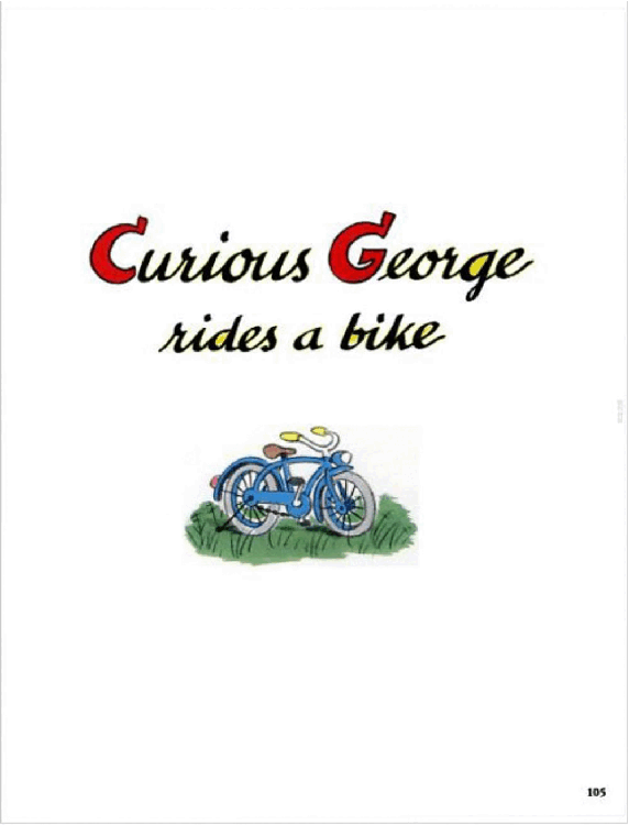好奇的乔治英文绘本系列Curious George Rides a Bike.pdf,第3页预览