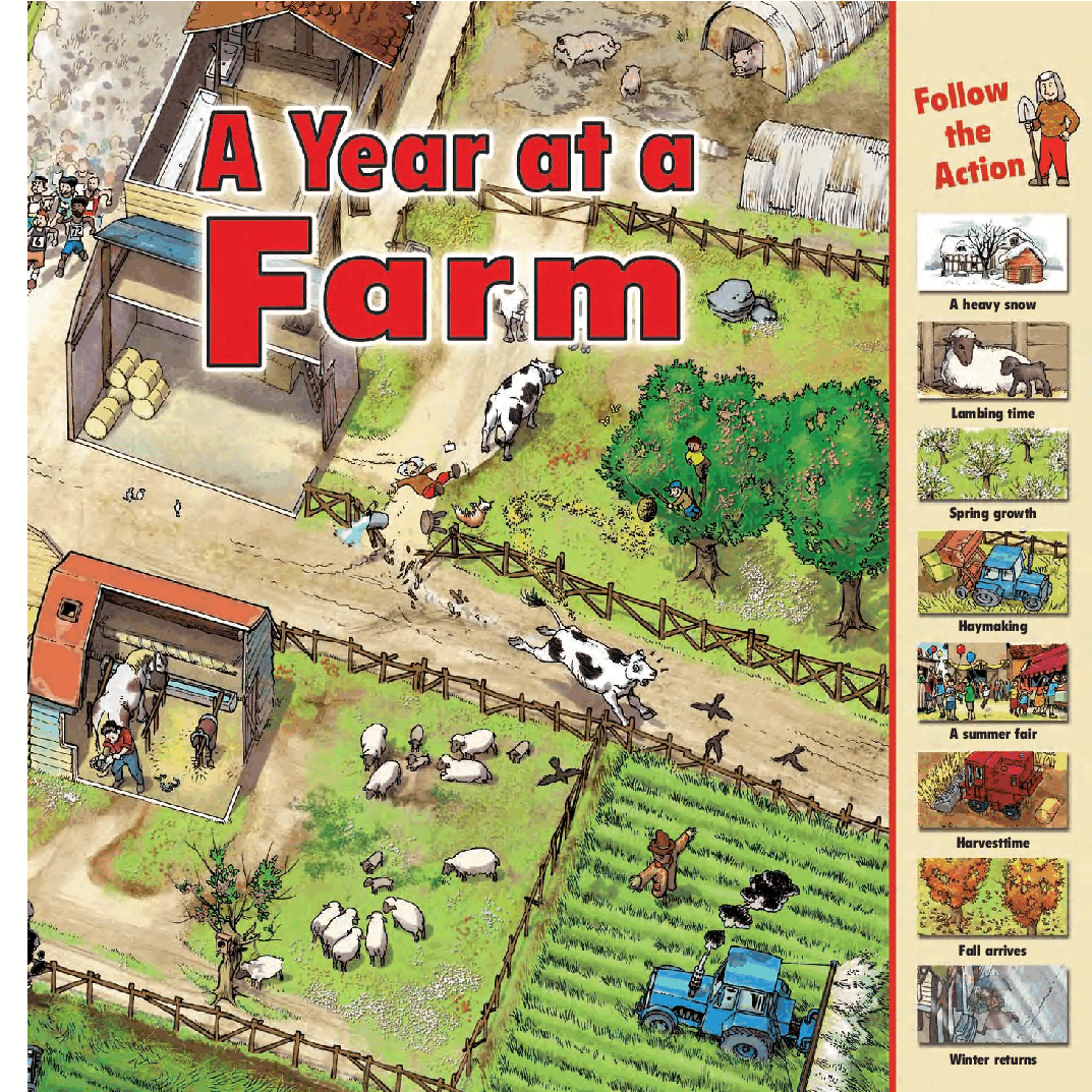 时间的流转英语绘本A Year at a Farm.pdf，第1页预览