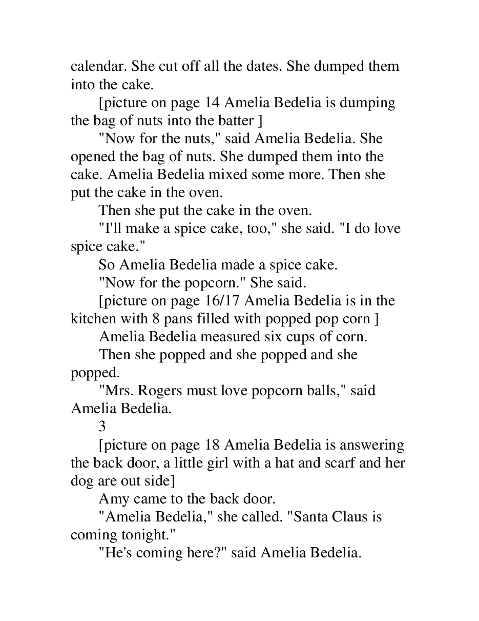 糊涂的女佣系列英文绘本Merry Christmas, Amelia Bedelia - Lynn Sweat.pdf,第4页预览