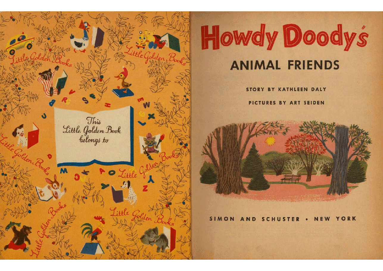 名家精选英语绘本Little Golden Book 0252 - Howdy Doody's Animal Friends (1956) (goldengems).pdf,第2页预览