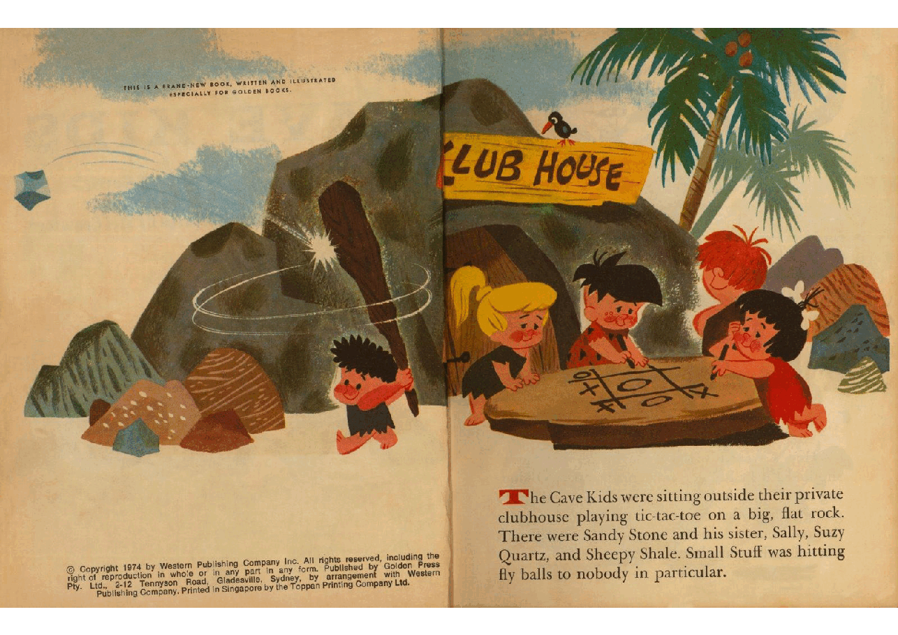 名家精选英语绘本Little Golden Book 0292 - Hanna-Barbera Cave Kids (1974) (Freckled Derelict).pdf,第3页预览