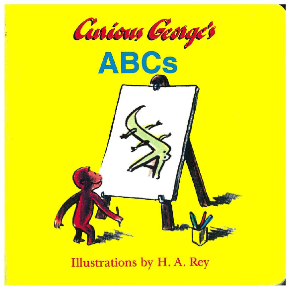 好奇的乔治英文绘本系列Curious George's ABCs written by H. A. Rey.pdf，第1页预览