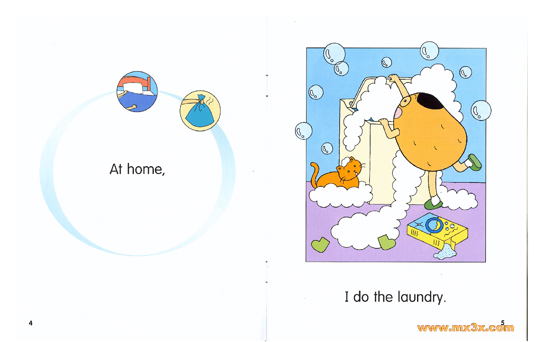 牛津马铃薯小子英文绘本Potato Pals 1D-at home.pdf,第4页预览