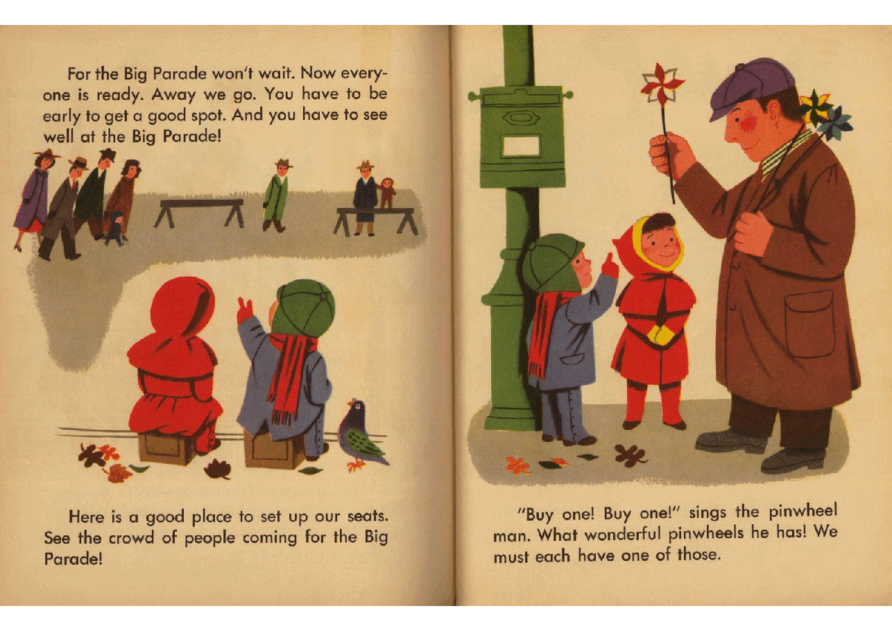 名家精选英语绘本Little Golden Book 0143 - Here Comes The Parade (1951) (Richard Scarry) (goldengems).pdf,第4页预览