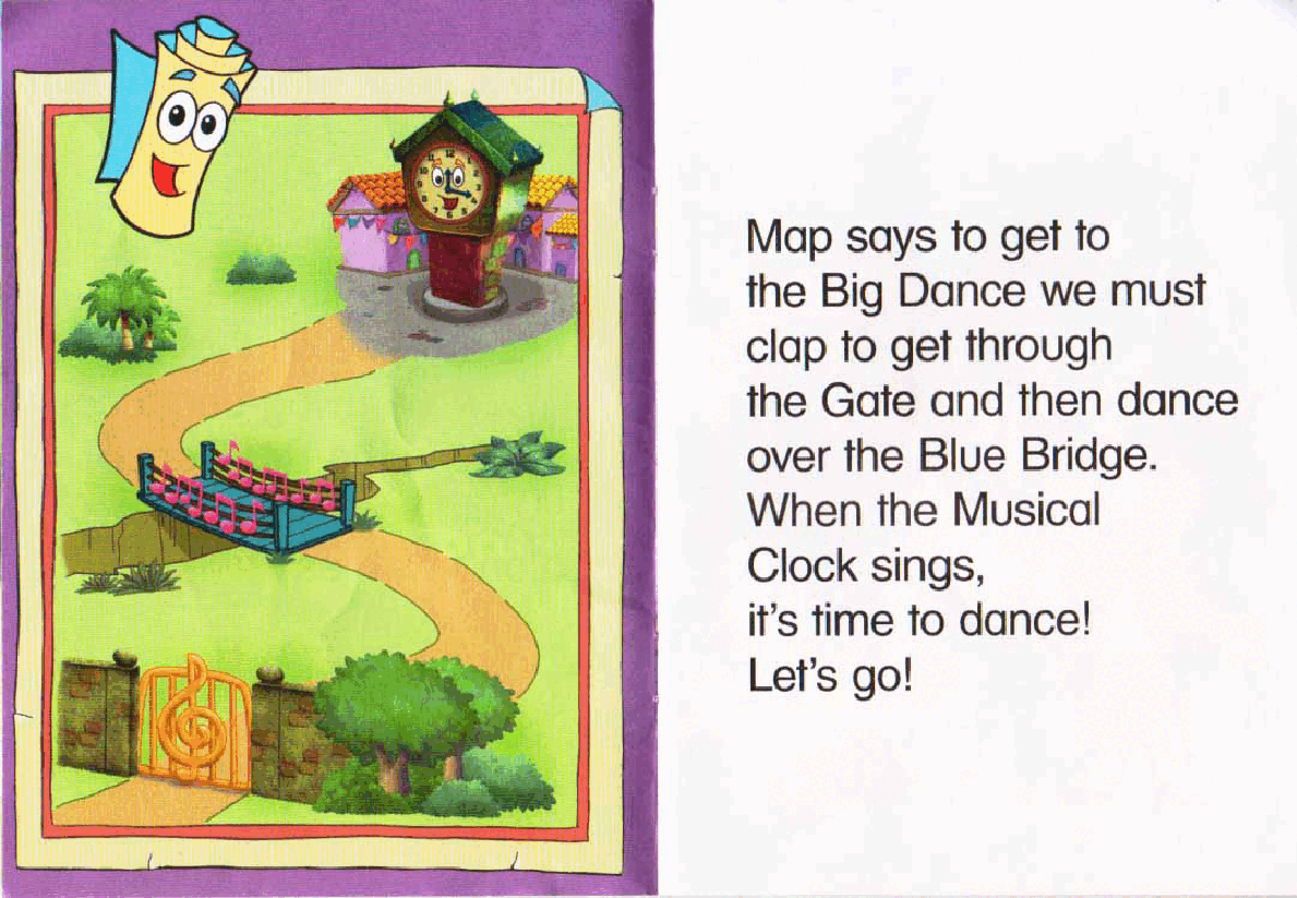 36本爱探险的朵拉英文绘本dance with dora.pdf,第4页预览