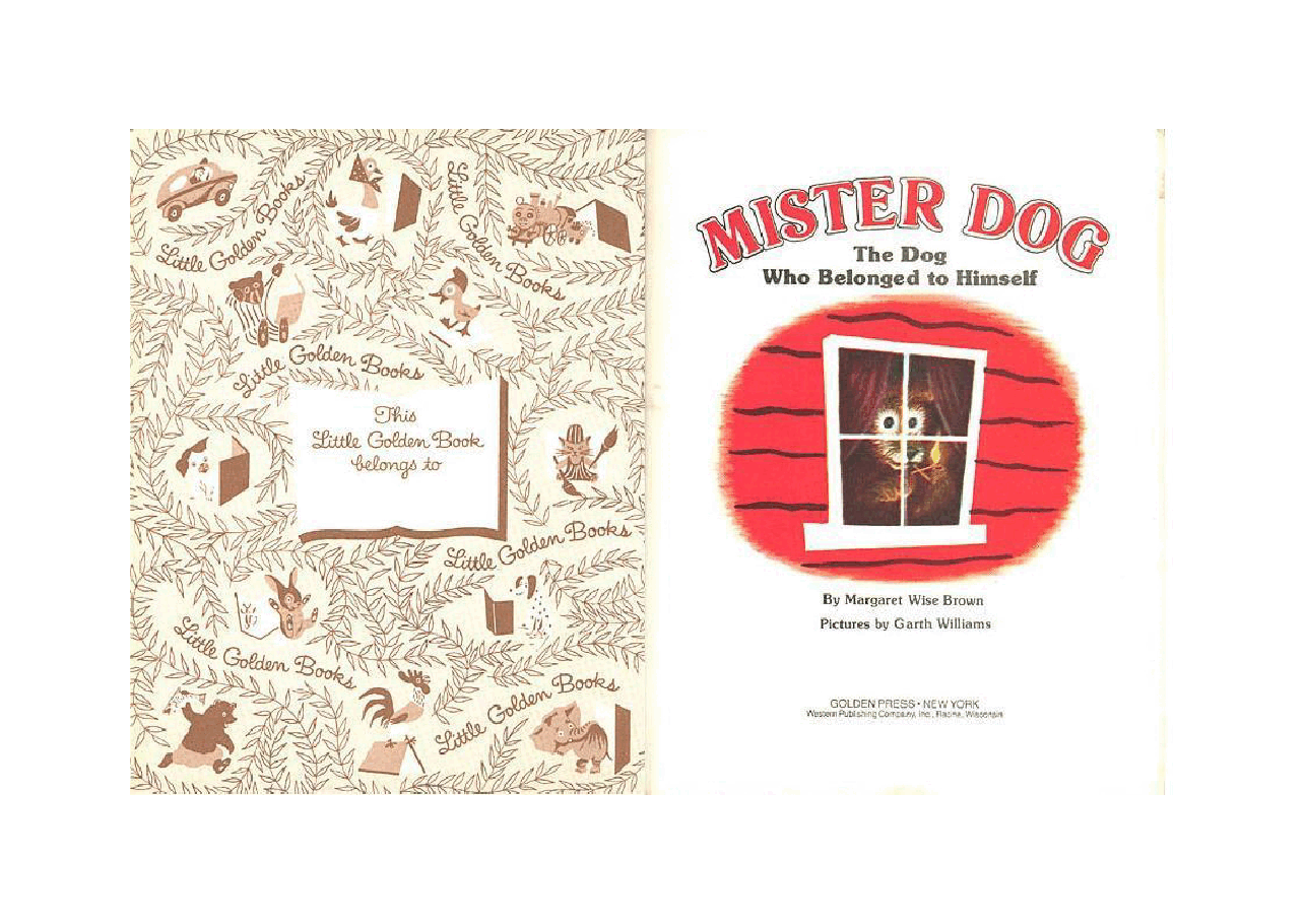 名家精选英语绘本Little Golden Book 0204-37 Mister Dog (1952).pdf,第2页预览