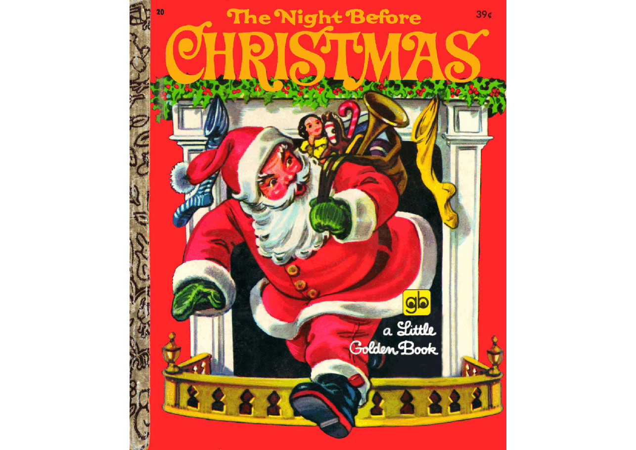 名家精选英语绘本Little Golden Book 0020 - The Night Before Christmas(1973)(Doc).pdf,第1页预览