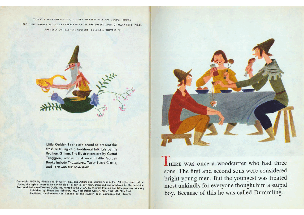 名家精选英语绘本Tenggren's The Golden Goose (1954) (Little Golden Book) (goldengems).pdf,第3页预览