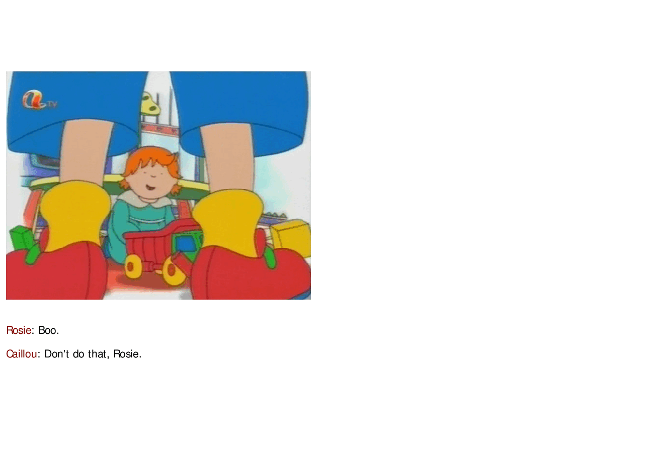 卡由英文绘本Rosie bothers Caillou.pdf,第4页预览