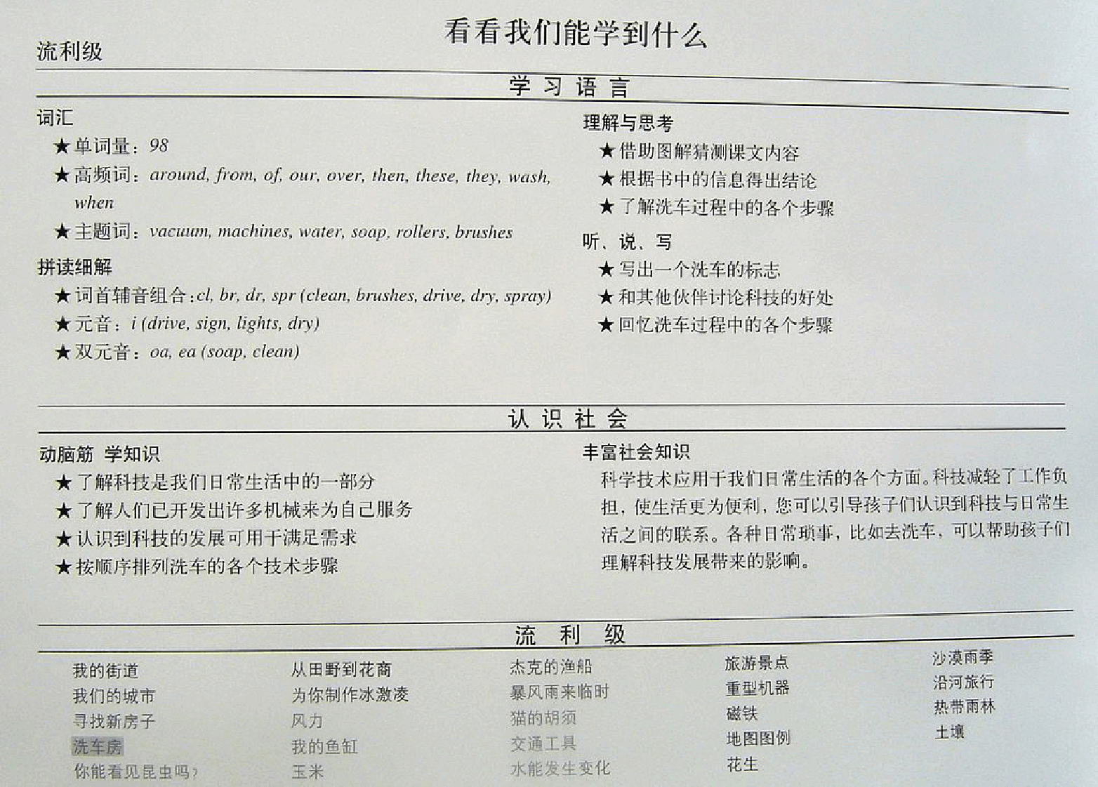 国家地理百科流利级英文绘本Fluent04 the car wash 课文.pdf,第2页预览