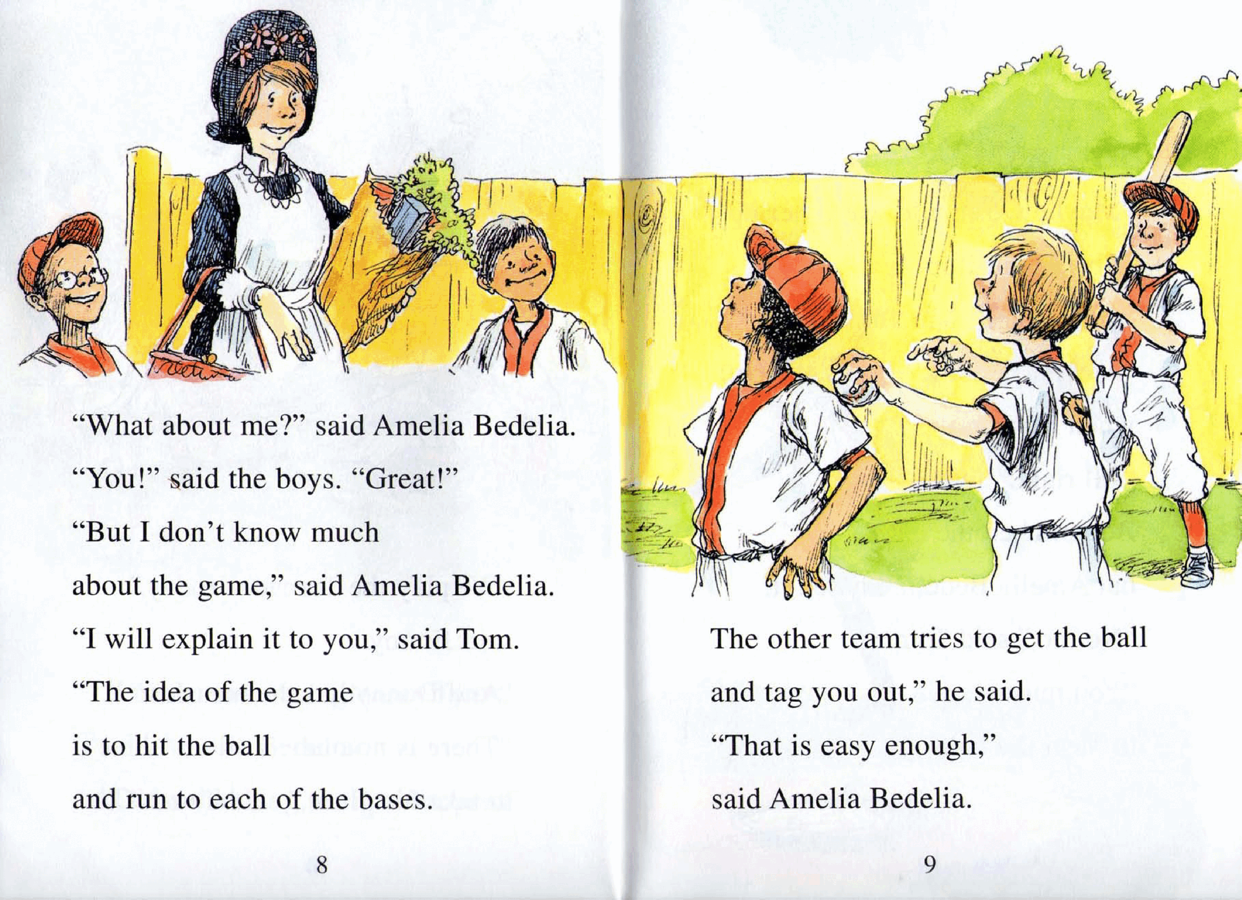 糊涂的女佣系列英文绘本Play Ball,Amelia Bedelia.pdf,第4页预览