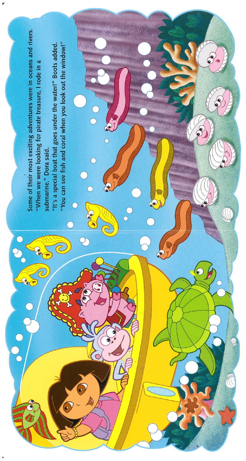 36本爱探险的朵拉英文绘本Ready_to_Ride!_(Dora_&_Diego).pdf,第4页预览