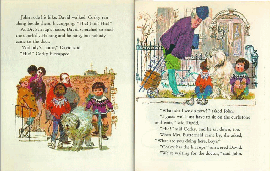 英语绘本A little Golden Books Corky's Hiccups.pdf,第4页预览
