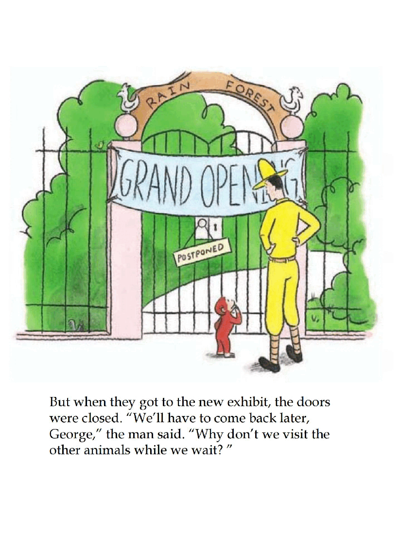 好奇的乔治英文绘本系列Curious George Feeds the Animals原版.pdf,第4页预览