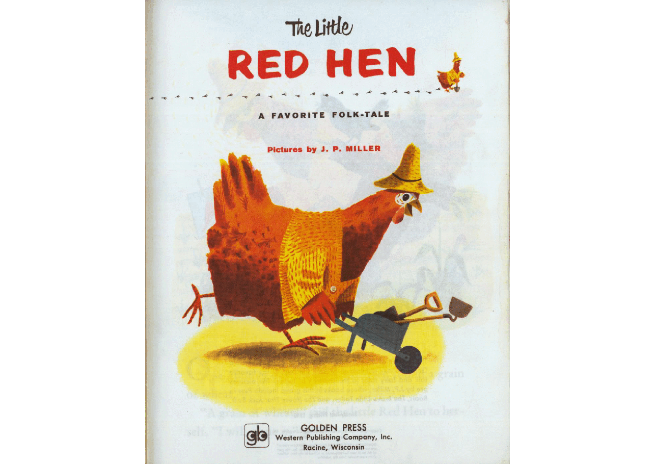 名家精选英语绘本Little Golden Book 0519 - The Little Red Hen (1954) (Freckled Derelict).pdf,第2页预览