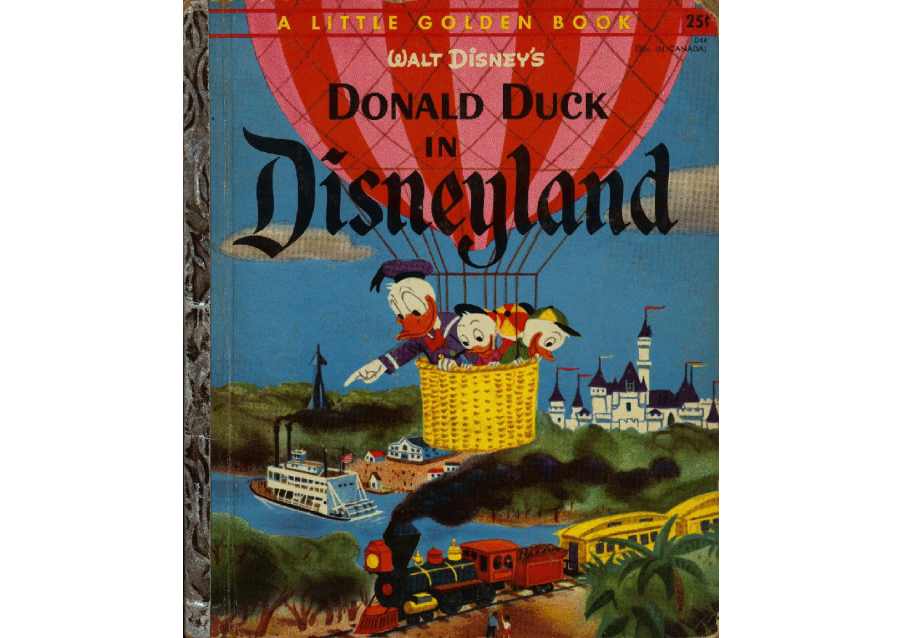 名家精选英语绘本A Little Golden Book D044 - Donald Duck in Disneyland (1955) (goldengems).pdf,第1页预览