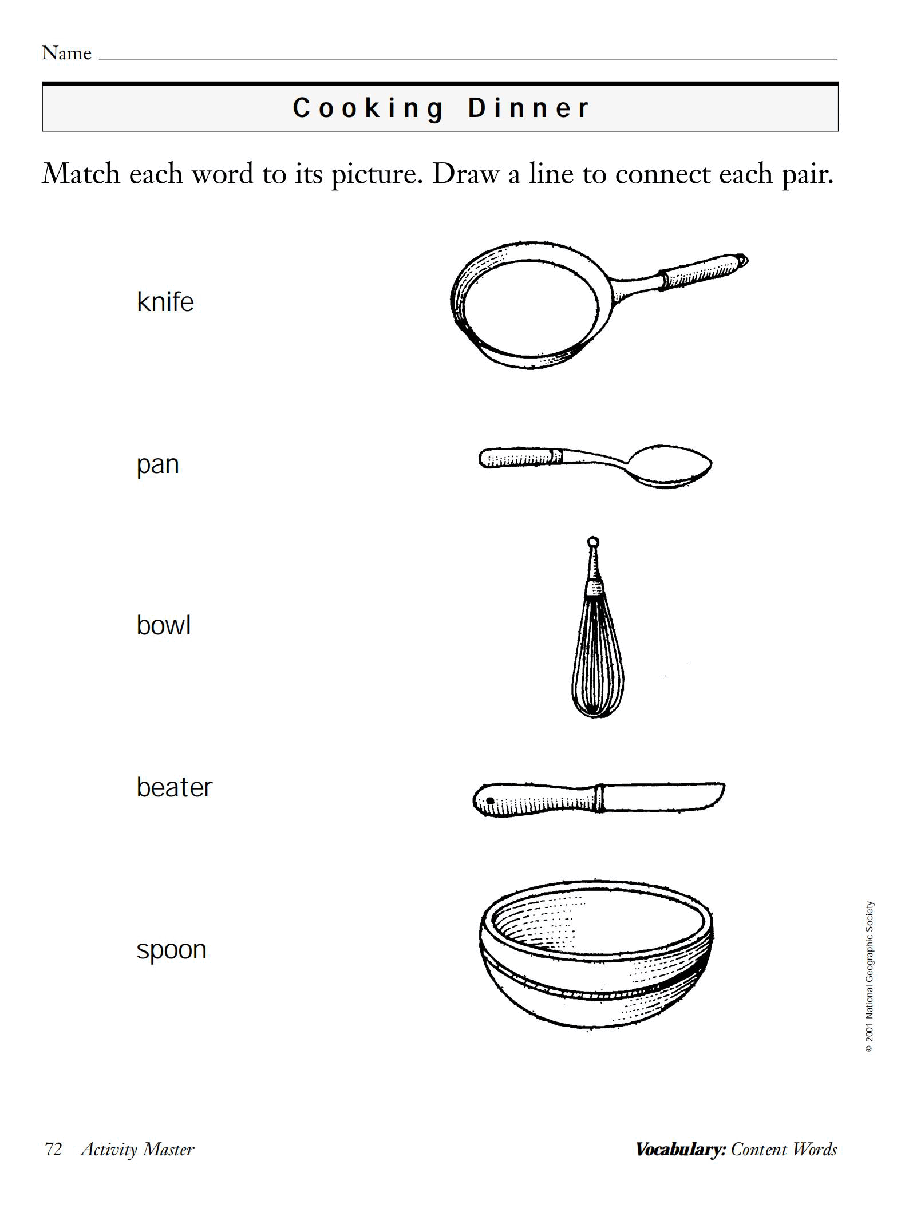 国家地理少儿百科提高级Early05 Cooking Dinner 教学指导.pdf,第3页预览