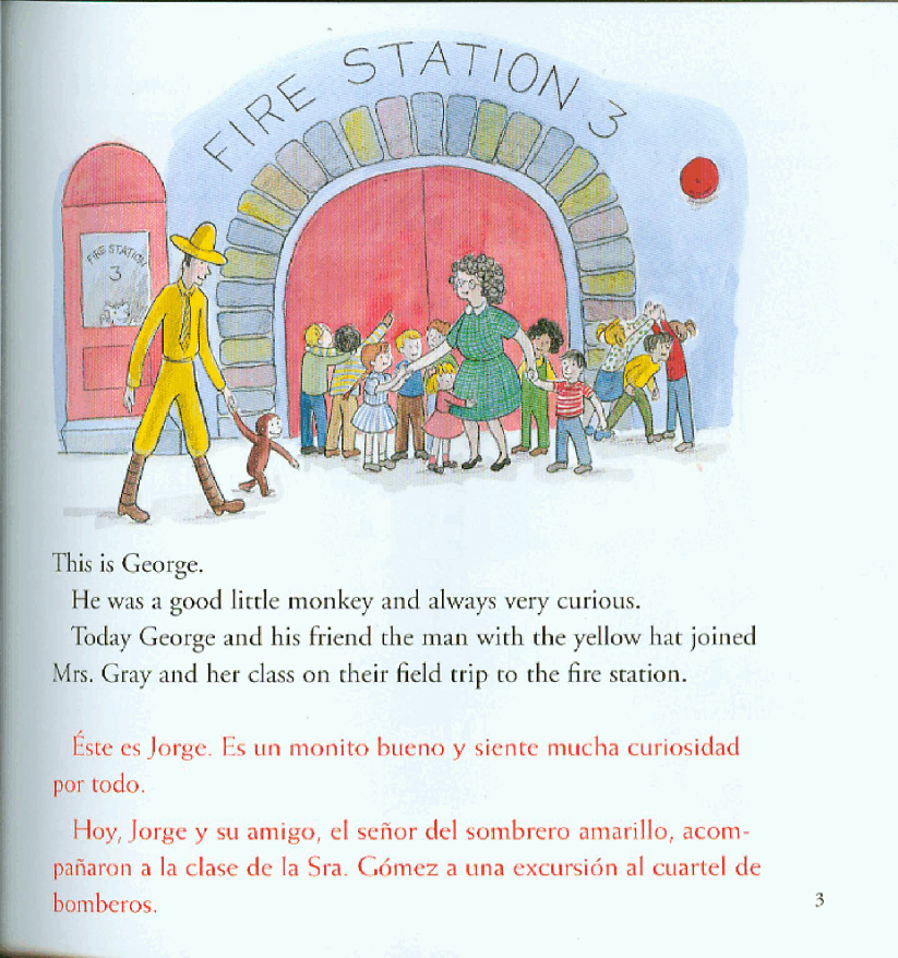 好奇的乔治英文绘本系列Curious George and the Firefighters.pdf,第3页预览