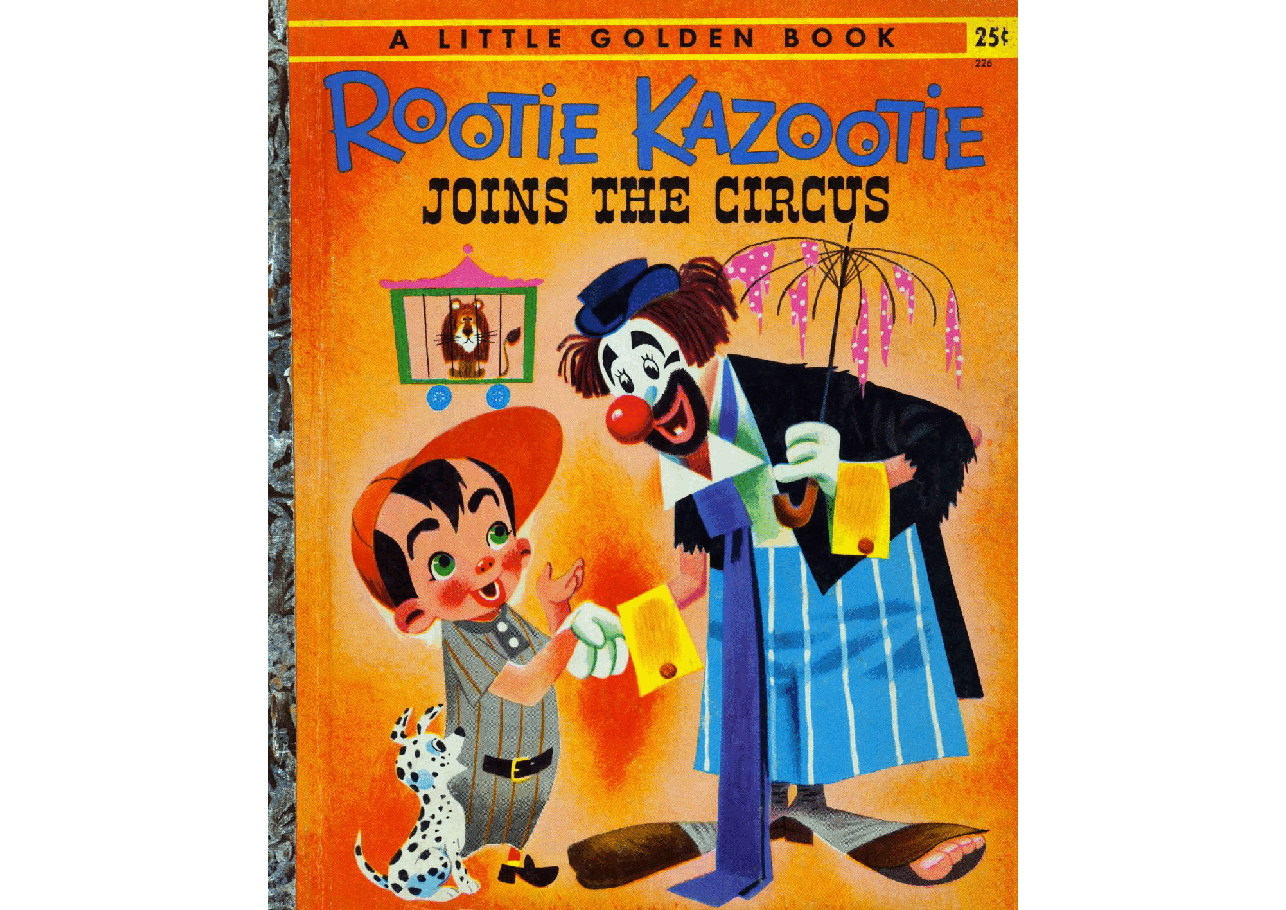 名家精选英语绘本Little Golden Book 0226 Rootie Kazootie Joins the Circus (1955) (Little Golden Book) (goldengems).pdf,第1页预览