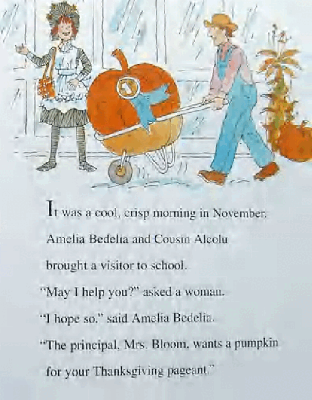 糊涂的女佣系列英文绘本Amelia Bedelia Talks Turkey.pdf,第2页预览