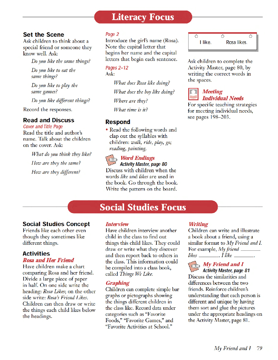 国家地理少儿百科入门级Emergent18 my friend and I 教学指导.pdf，第2页预览