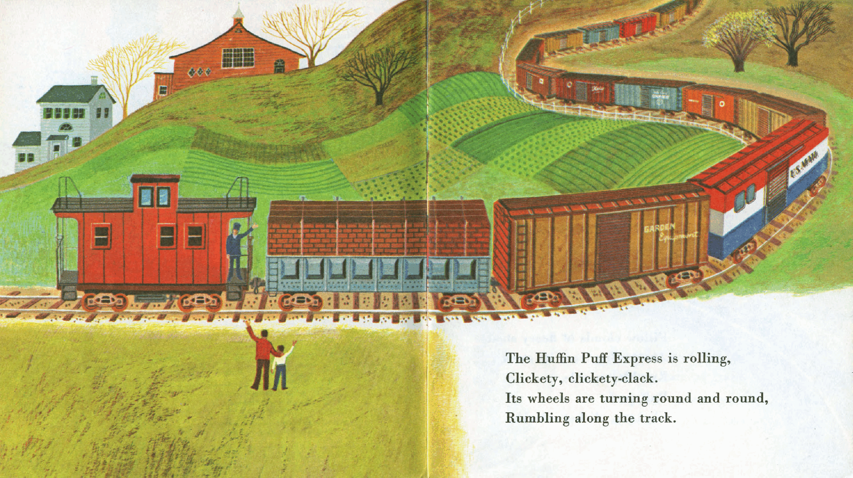 英语绘本A little Golden Books The Huffin-Puff Express.pdf,第4页预览