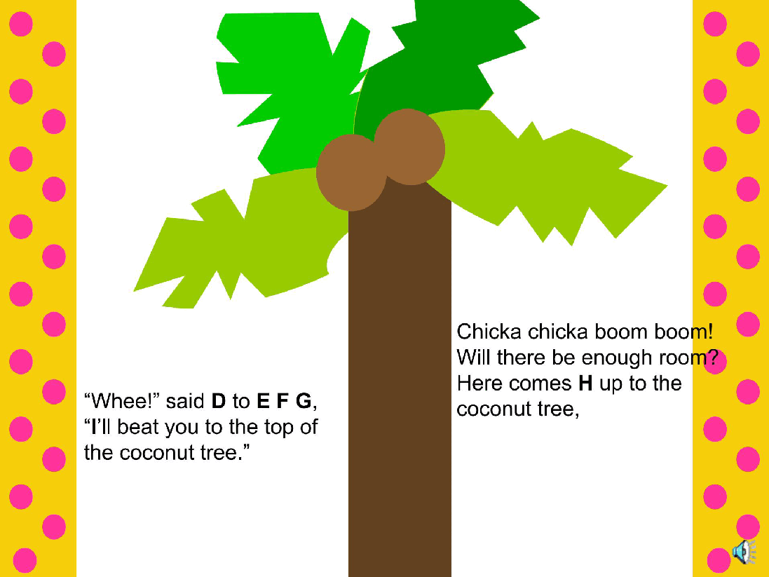 叽喀叽喀碰碰英文绘本24 Chicka Chicka Boom Boom.pdf,第3页预览