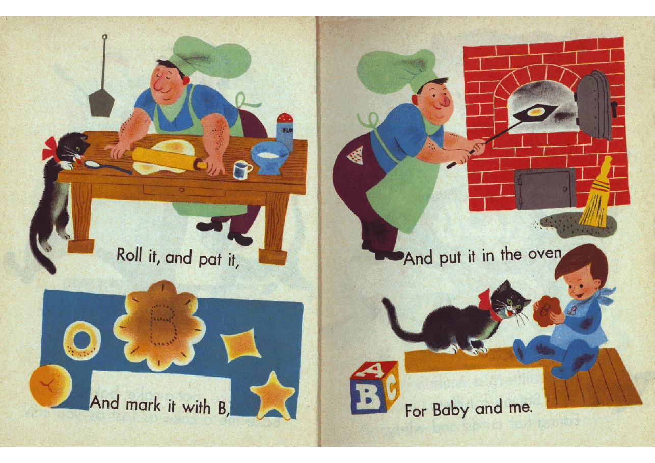 名家精选英语绘本Little Golden Book 0303 - Baby's Mother Goose - PAT-A-CAKE (1948) (Freckled Derelict).pdf，第4页预览