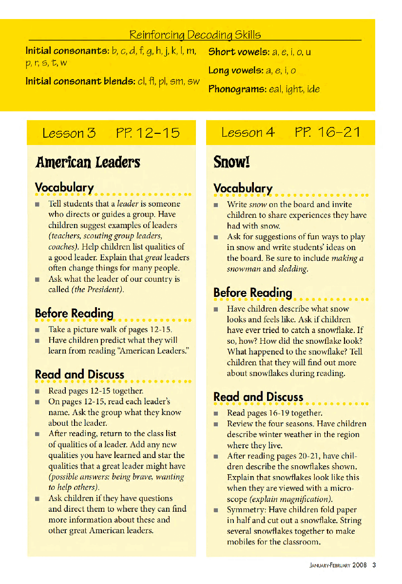美国国家地理幼儿版January_Young_Exp_teachers_guide.pdf,第3页预览