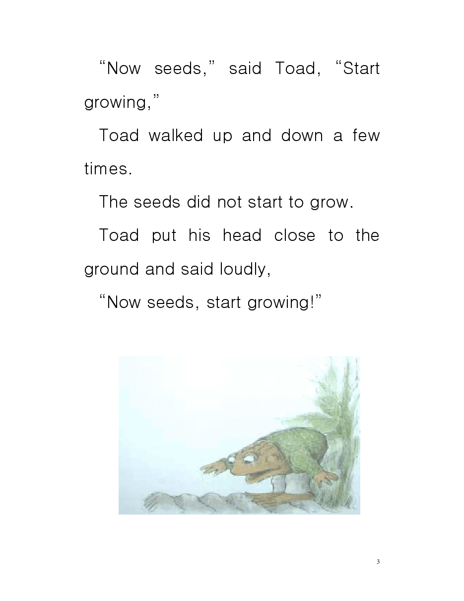 20本青蛙和蟾蜍英文绘本12 The Garden.pdf,第3页预览