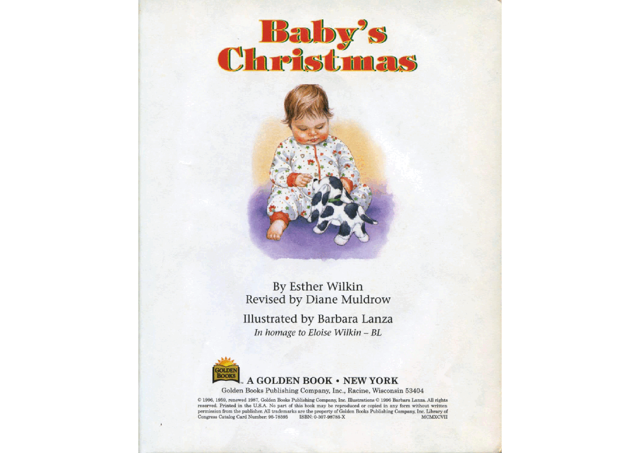 名家精选英语绘本Little Golden Book Baby's Christmas (GOLIATHscans).pdf,第3页预览