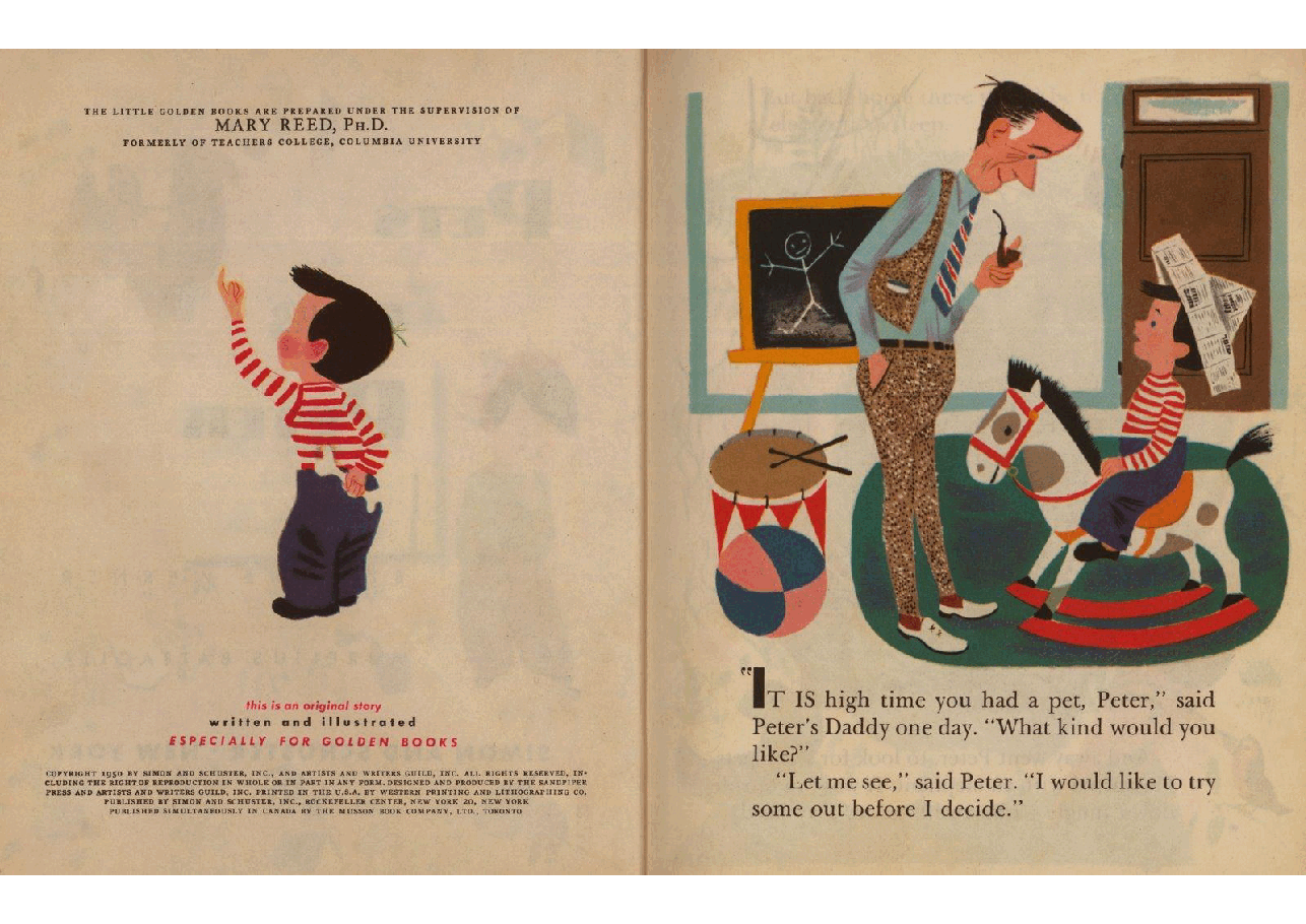 名家精选英语绘本Little Golden Book 0082 - Pets For Peter (1950) (goldengems).pdf,第3页预览