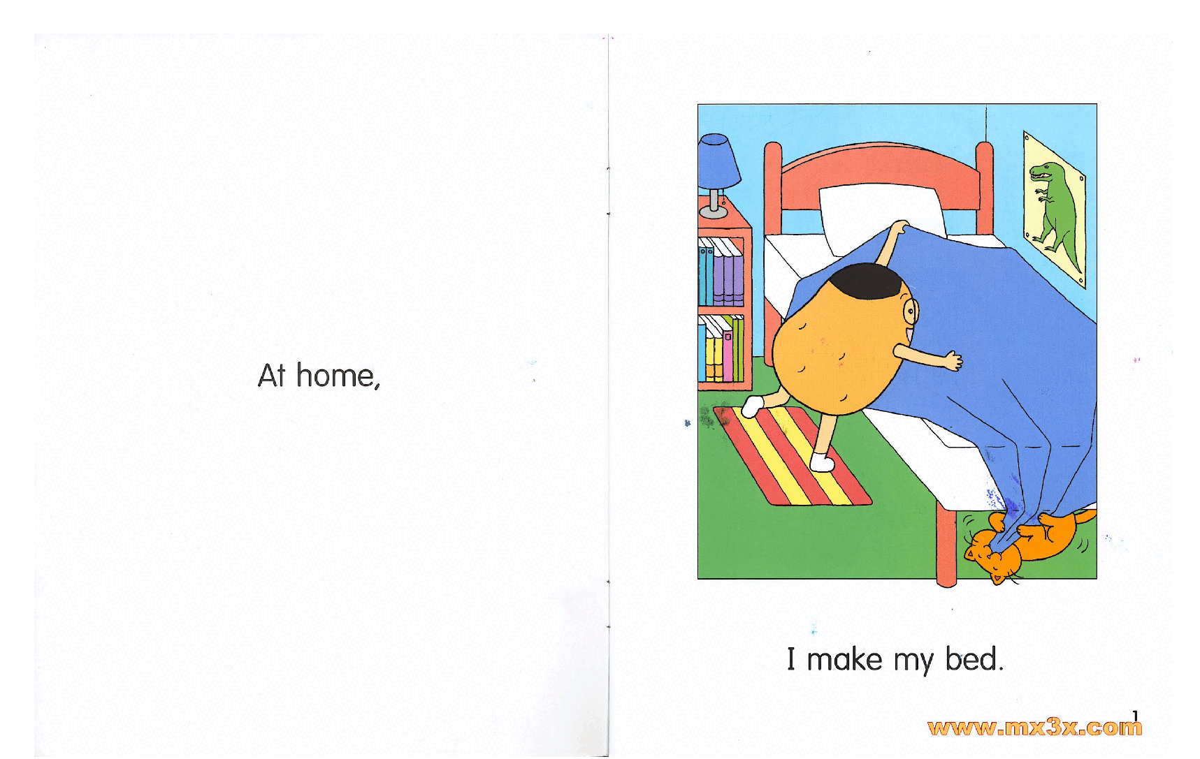 牛津马铃薯小子英文绘本Potato Pals 1D-at home.pdf,第2页预览