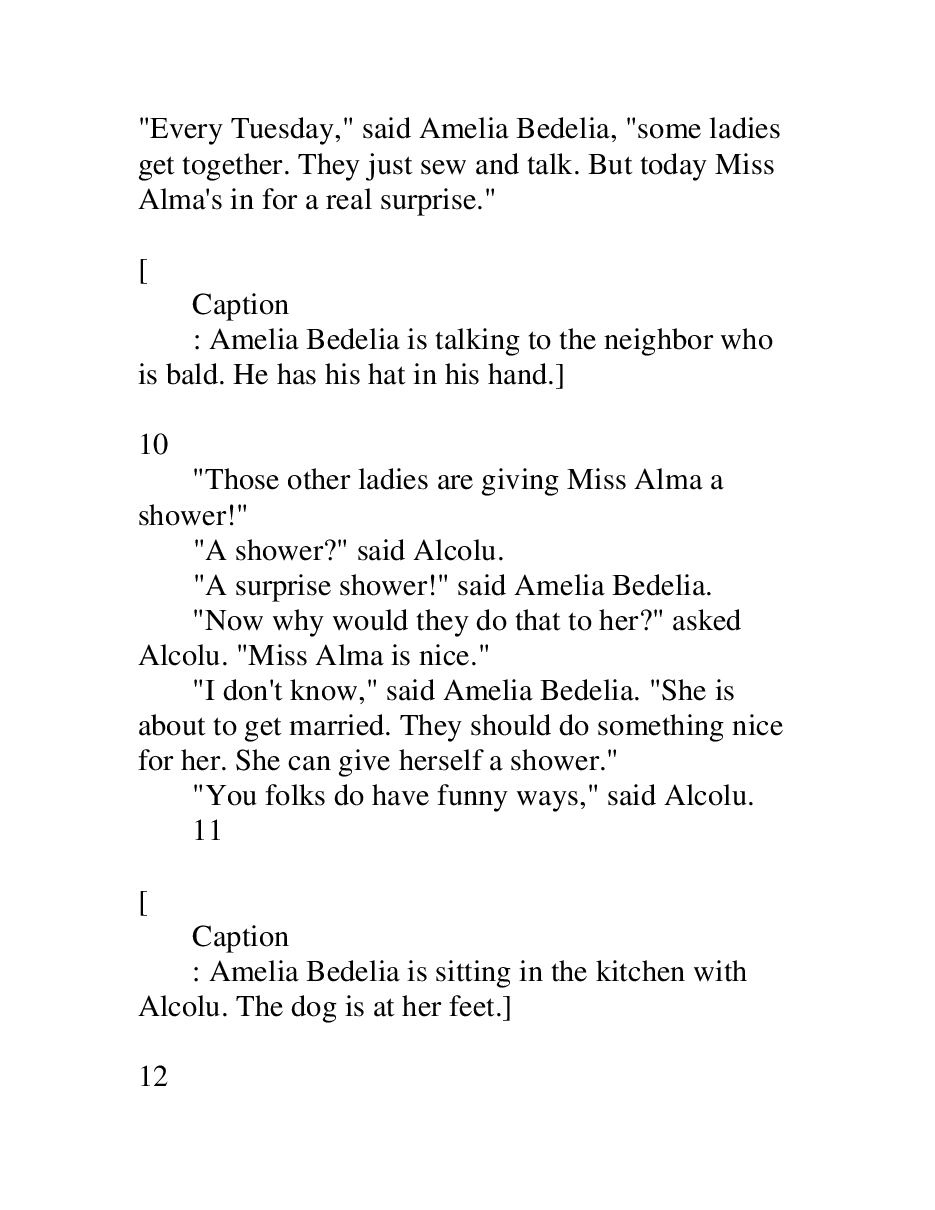 糊涂的女佣系列英文绘本Amelia Bedelia and the Surprise Shower - Barbara Siebel Thomas (Illustrator).pdf,第4页预览