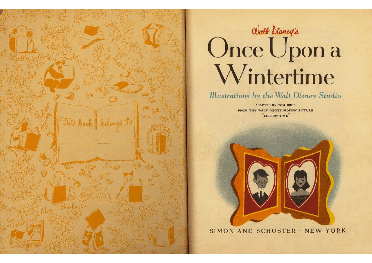 名家精选英语绘本A Little Golden Book D012 - Walt Disney's Once Upon A Wintertime (1948) (goldengems).pdf,第2页预览