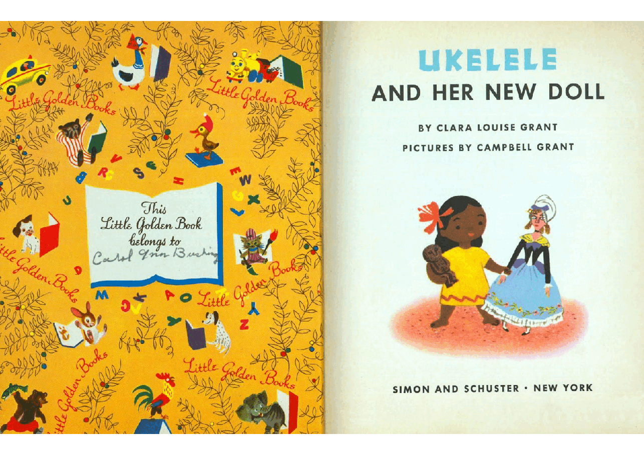 名家精选英语绘本Little Golden Book Ukelele and her new doll (1951) (goldengems).pdf,第2页预览
